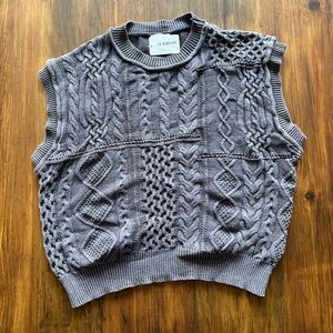Charcoal sweater vest